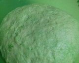Foto langkah ke 6 dari resep Bakpao Pandan Mawar isi Kacang Tanah.
