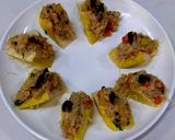 รูปขั้นตอนการทำที่ 8 ของ เต้าหู้ยัดไส้ไก่สับนึ่งซีอิ้ว