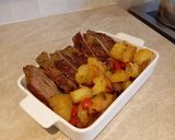 Foto del paso 5 de la receta: Colita de cuadril con papas al horno