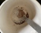 A picture of step 1 of Indian Cappuccino without frother.
