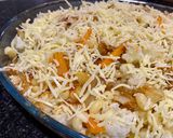 Une image de l'étape 3 de Gratin de pâtes au chou-fleur et carottes.