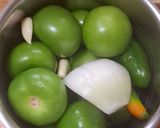 A picture of step 4 of Chicken Drumsticks with Potatoes in Green Sauce.