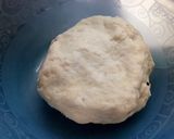 A picture of step 1 of Malabar paratha.