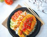 Foto langkah ke 6 dari resep Tahu Katsu dan Salad Hokben.