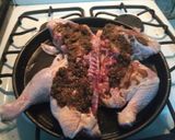 Foto del paso 2 de la receta: Pollo al horno con salsita mixeada con papas