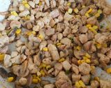 عکس مرحله 2 از دستور پیتزا مرغ و قارچ 🍗🍄🍕