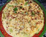 Foto del paso 5 de la receta Esponjosa y deliciosa tortilla de calabacín con cebolla
