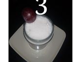 A picture of step 1 of Grape milkshake.