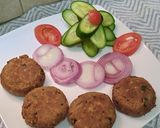 A picture of step 12 of Shikum Puri kebab🍘.