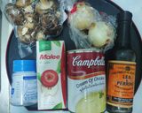 รูปขั้นตอนการทำที่ 1 ของ สปาเกตตี้ซุปครีมไก่
