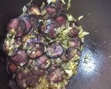 Foto do passo 2 de Favas com morcela e ovos