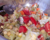 Foto del paso 2 de la receta: Ensaladilla de garbanzos y repollo