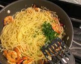 รูปขั้นตอนการทำที่ 4 ของ Shrimp spaghetti
