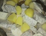 A picture of step 2 of Potatoes and Irish potatoes.