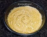 A picture of step 3 of Tahini Dip.