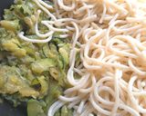 Sajtos-cukkinis spagetti🧀🌶️ 🥒 recept fázis 2 fotója