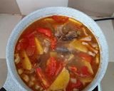 Hình bước làm 4 của món Bún cá ngừ um