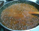 A picture of step 3 of Dry Chana Masala.