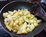 A picture of step 1 of Dahi wale Aloo.