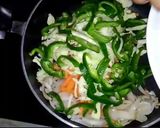 A picture of step 2 of Veg spring rolls.