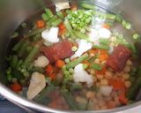 Foto del paso 2 de la receta Guiso de garbanzos con el aliño de mi abuela