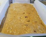 A picture of step 3 of Almond Butter Chocolate Bars with Pistachios.