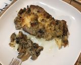 A picture of step 11 of Baked Pork Chops with Shallots, Cream, and Mushrooms.
