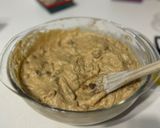 A picture of step 6 of Peanut Butter Chip Banana Bread.