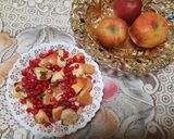 A picture of step 3 of Apple fruit chaat.