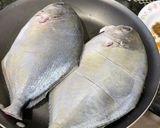 A picture of step 1 of Masala fish fry.