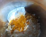 A picture of step 2 of Moong dal dhokĺa.