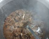 A picture of step 3 of Mutton pulav.