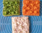 A picture of step 9 of Tricolour Paneer Mayo Veg Toast.