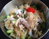 A picture of step 2 of Aloo ko Achar (Instant Potato Pickle) from Nepal).