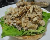 Foto del paso 6 de la receta: Sánduche🥪de pollo🍗manzana🍏 y cebolla🧅caramelizadas con queso🧀y vegetales frescos🥗