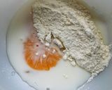 A picture of step 1 of Fluffy Soufflé Pancakes Using Pancake Mix.
