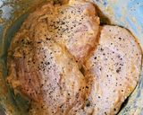 A picture of step 1 of Chicken stuffed with spinach and mozzarella 🤍.