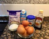 Foto del paso 1 de la receta Flan Napolitano con queso y almendras