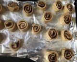 A picture of step 5 of Cinnamon rolls.