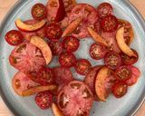 A picture of step 2 of Tomato and nectarine panzanella.