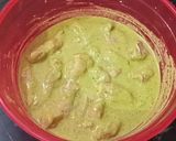 A picture of step 4 of Green Masala Chicken Curry.