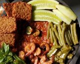 Foto langkah ke 5 dari resep Lalapan tempe udang sederhana.