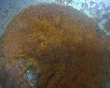 A picture of step 3 of Dhokla in gravy.