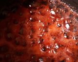 A picture of step 2 of Chocolate pancake with strawberry sauce.