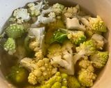 A picture of step 2 of Romanesco Cauliflower Soup.