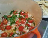 A picture of step 5 of Chicken with a Mexican-inspired salsa.
