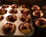Pas rețetă Duo muffins cu 🍒 4 fotografie