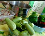 صورة لخطوة 1 من وصفة دولما الكوسى والباذنجان بالزيت