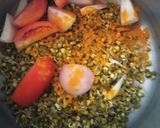 A picture of step 2 of Sprouts curry.