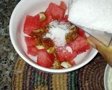 A picture of step 2 of Watermelon delight bowl.
